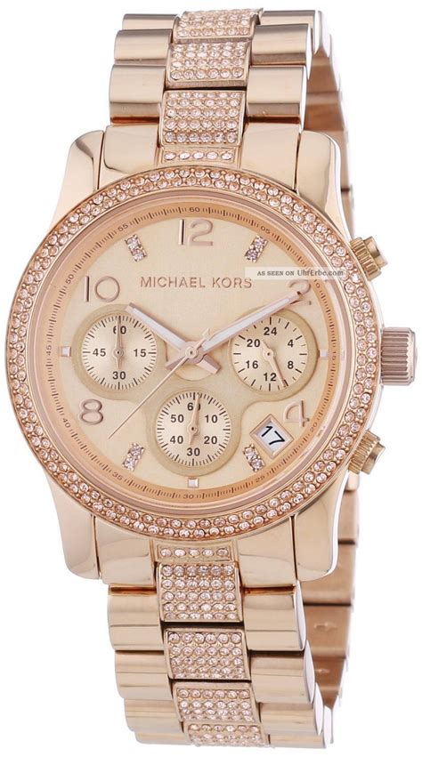 michael kors uhren damen rosegold sale|Michael Kors rose gold watch.